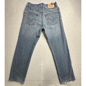 VTG Levis 559 Jeans Mens 32x32 Blue Relaxed Straight Fit Denim Distressed Mexico